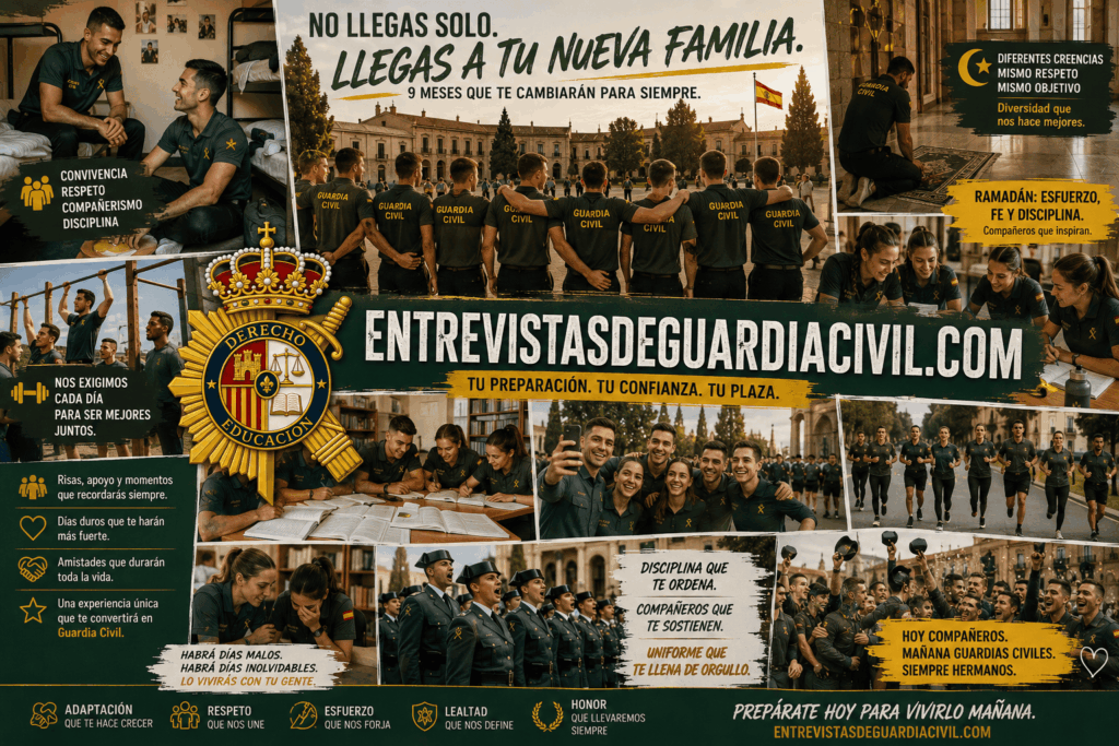 Convivencia en la Academia de Baeza: compañeros, disciplina, amistad y nueve meses que no olvidarás