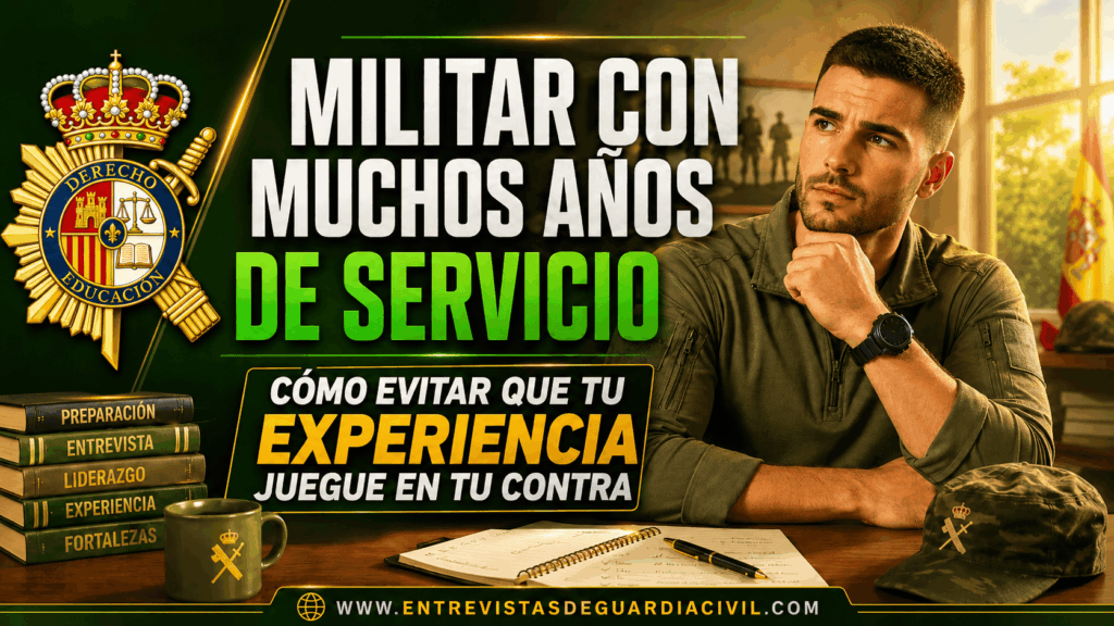 Entrevista Guardia Civil por plazas reservadas para militares: ventajas, riesgos y errores que pueden convertir tu experiencia en un problema