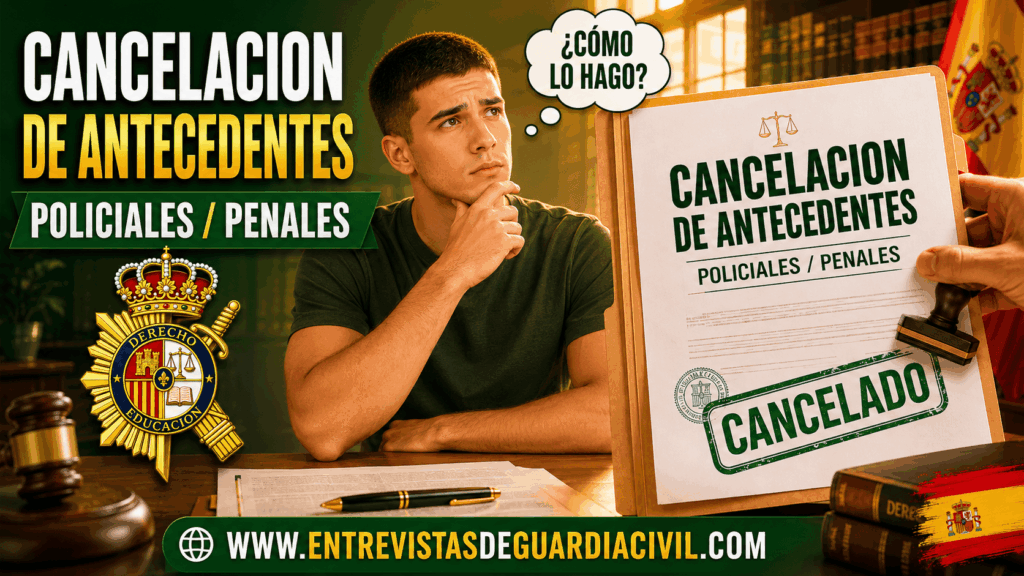 ANTECEDENTES POLICIALES o PENALES: cómo cancelarlos paso a paso.