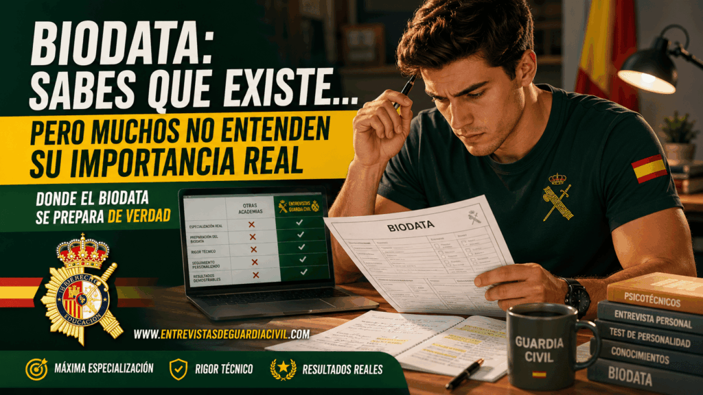 Preparación Integral para el BIODATA de la Guardia Civil: Clave para el Éxito